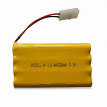 9.6V Ni-CD Rechargeable Battery Pack with High Capacity